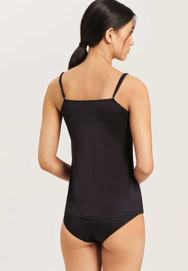 71063 Satin Deluxe Spaghetti Camisole - 019 Black